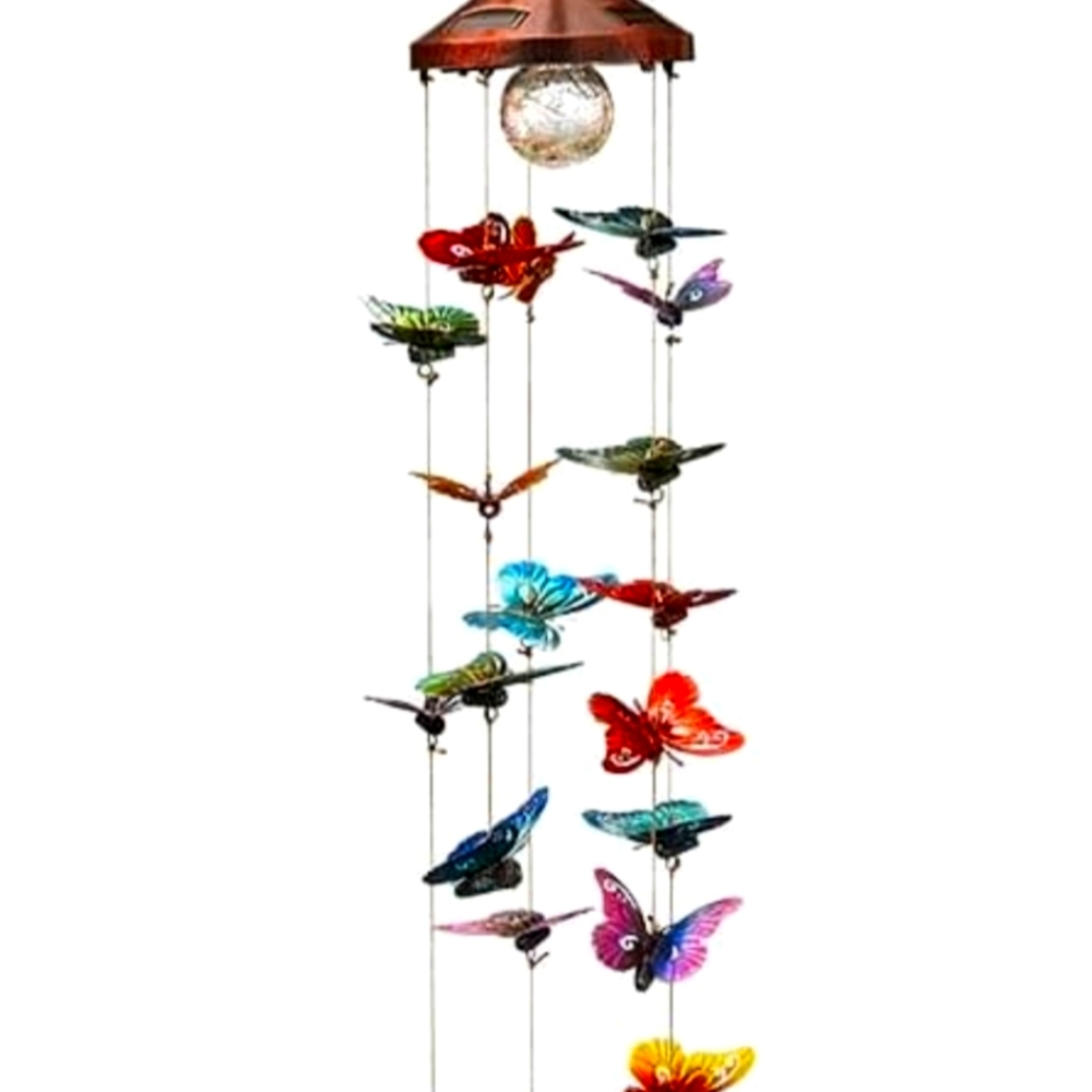 Solar Butterfly windchime